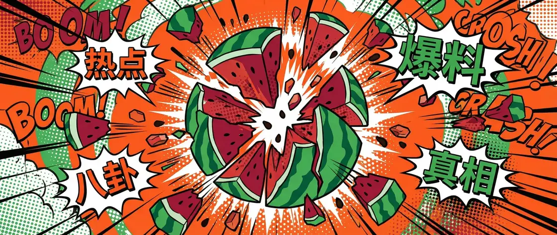 搜同网 今日头瓜爆炸漫画横幅